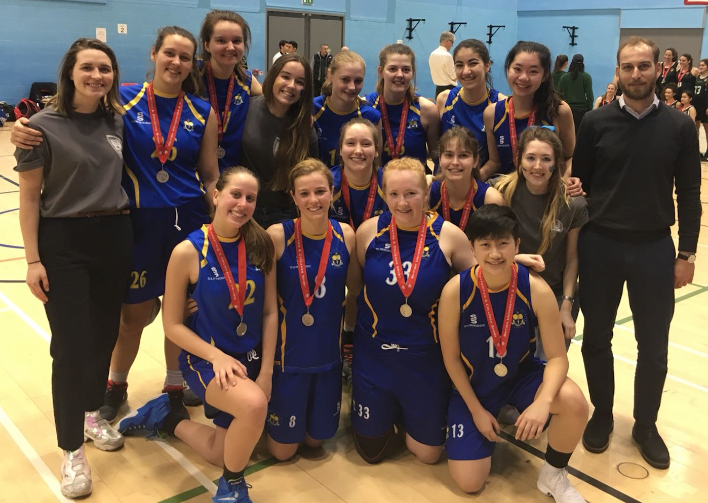 Women's First Team at the 2018 BUCS cup final Women's First Team at the 2018 BUCS cup final