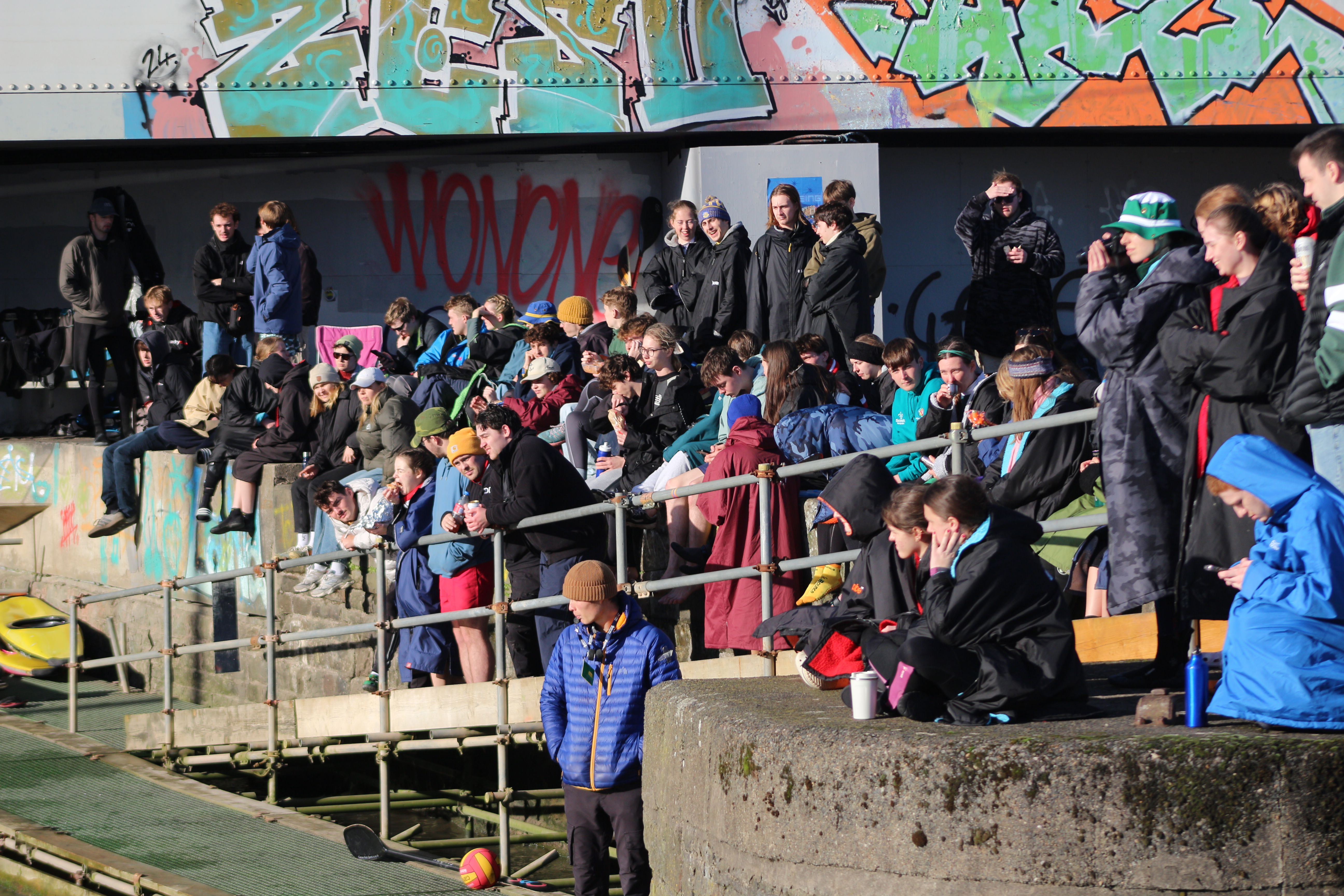 Crowds watching SWUPL