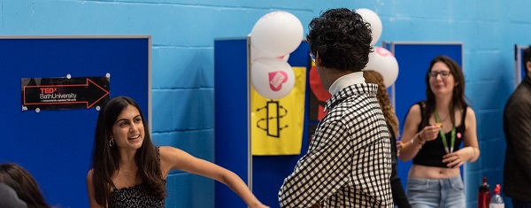Students at the groups fair