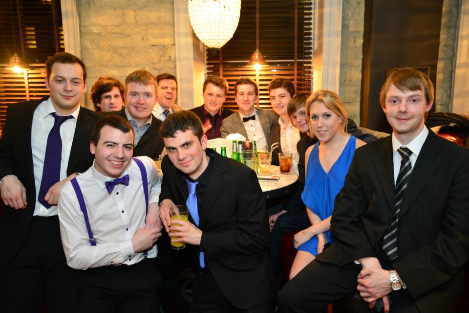 Most of the 2012/13 committee at the media awards