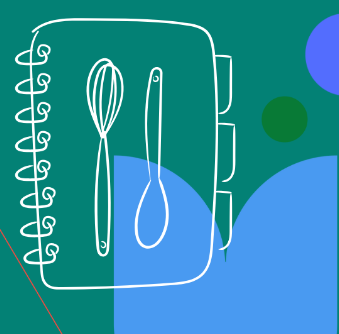 A picture of a recipe book