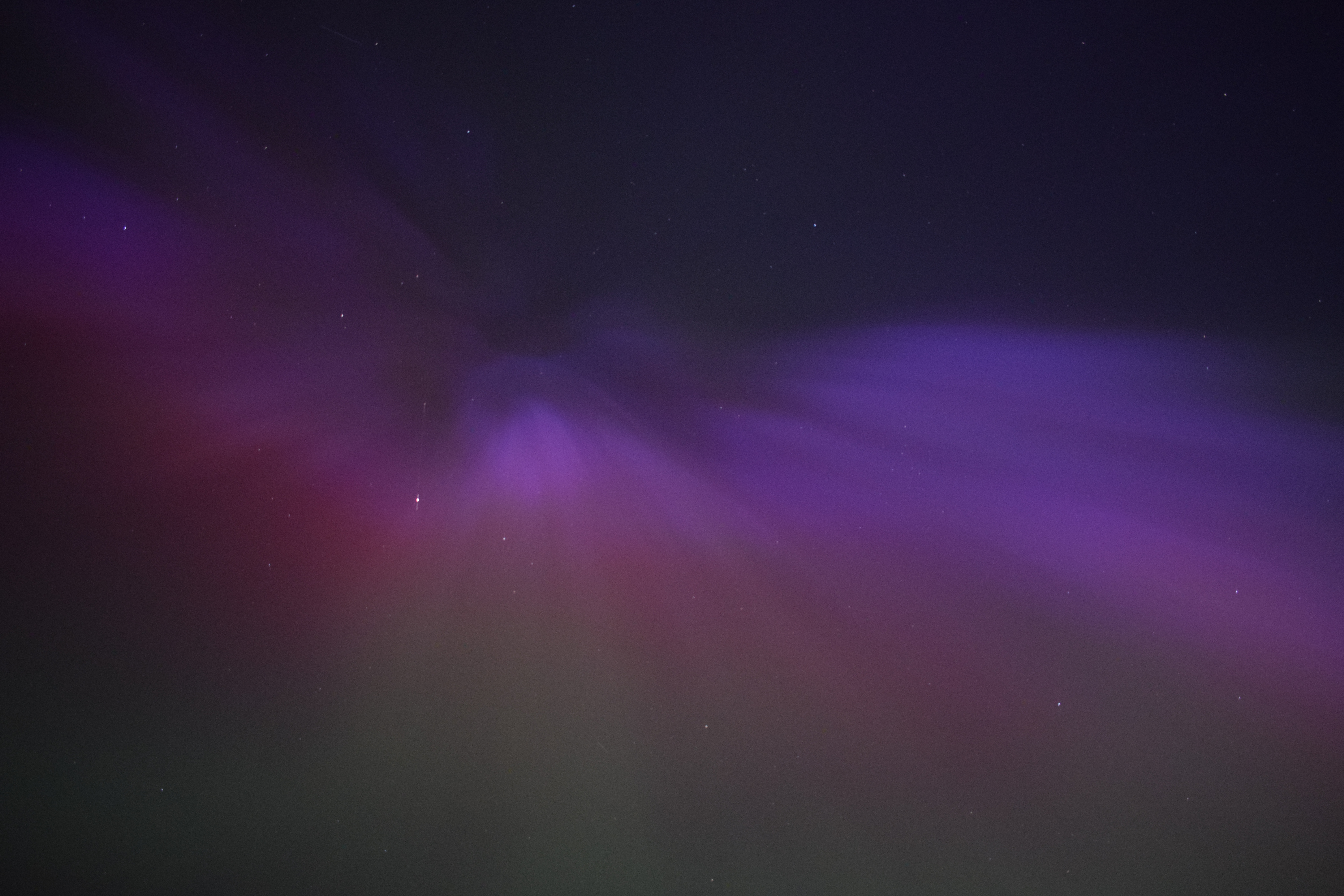 Aurora and stars.