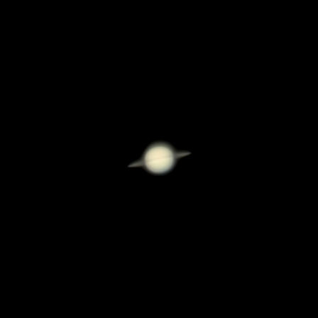 Colour photo of Saturn. The rings are visible.