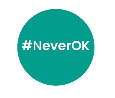 #neverok logo