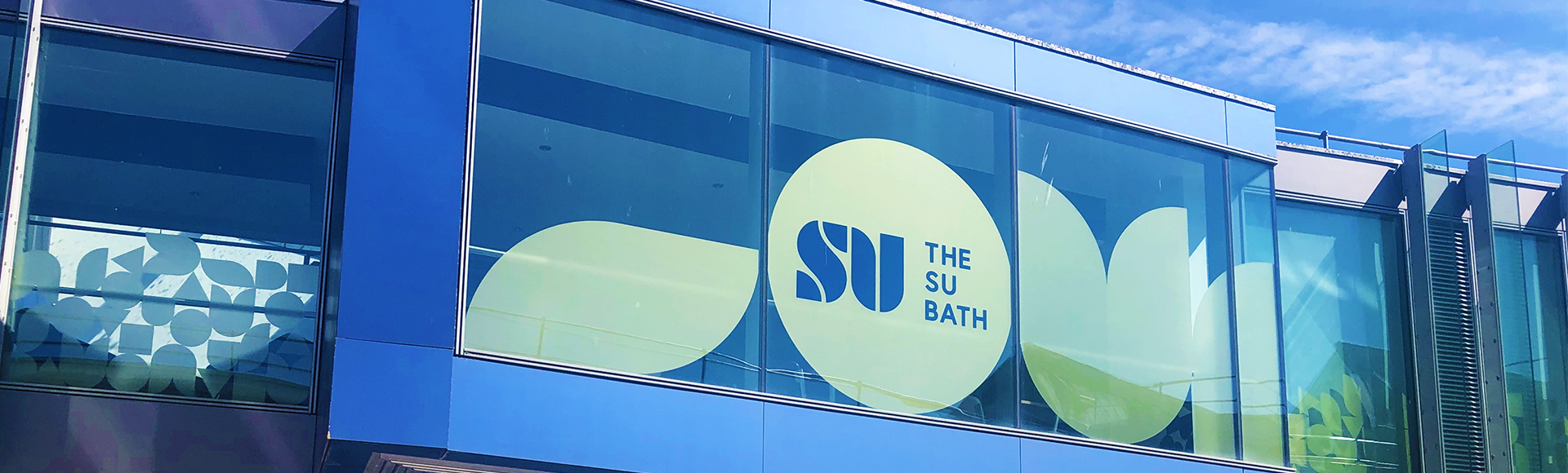 Outside the SU building at Bath University
